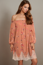 Load image into Gallery viewer, Dusty Floral Bohemian Dress
