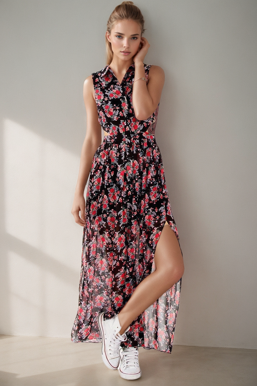 Rosebud Maxi Dress